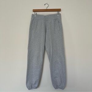 aerie grey boyfriend sweatpants